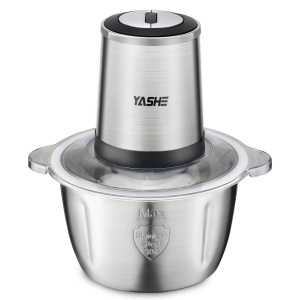Tocator electric YASHE 500W bol inox 18L 4 lame duble 2 viteze