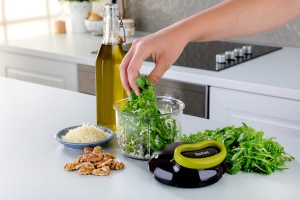 Tocator manual Tefal K1321324 900 ml Lame inox pentru legume carne si nuci - Img 9
