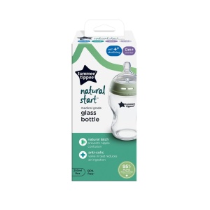 Tommee Tippee Natural Start Biberon Anti-Colici din Sticla 250ml BPA-Free - Img 2