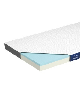 Topper ortopedic Genius Eazzzy 200x220cm, inaltime 7cm, din gel, pentru alergici