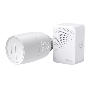 TP-Link Kasa Smart Radiator Thermostat - Wifi Starter Kit, include 1 termostat si 1 hub, control incalzire (Kasa App, Geofencing, detectare deschidere ferestre), Matter, Alexa - Img 1