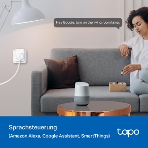 TP-Link Tapo Smart Wi-Fi Socket Tapo P110 cu control al consumului de energie, Smart Home Alexa Socket, Functioneaza cu Alexa, Google Home, Control vocal, Acces de la distanta, Nu este necesar Hub, Mini - Img 5