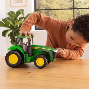 Tractor John Deere Britains cu lumini si sunete, jucarie de fermier - Img 5
