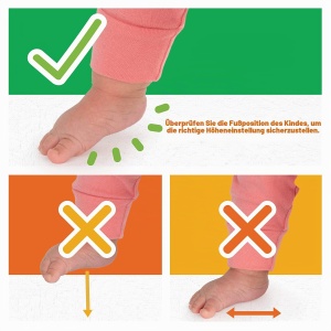 Trampolin pentru bebelusi Bright Starts Bounce Baby, 2 in 1, roz, cu 7 jucarii - Img 6