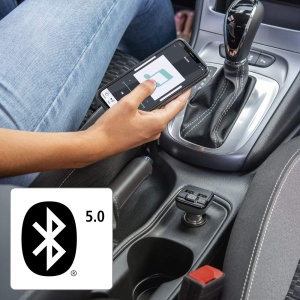 Transmitator FM Bluetooth Hama pentru radio auto cu incarcator auto (adaptor auto pentru priza bricheta cu conexiuni pentru microSD, stick USB si pentru incarcare, transmitator Bluetooth wireless) gri - Img 3