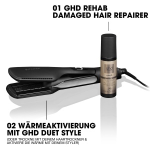 Tratament Leave-In GHD Rehab pentru par degradat, 150ml, activat prin caldura - Img 4