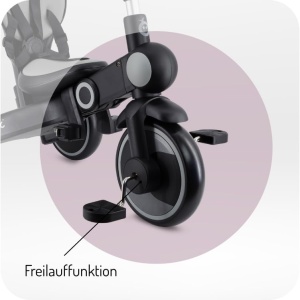 Tricicleta MoMi SOLIVIA, 4 in 1, pliabila, pentru copii de la 1 an, capacitate 25kg - Img 4