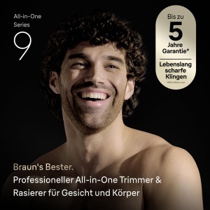 Trimmer Braun Multigroom All-in-One Series 9, 22-in-1, 14 lungimi, gri - Img 2