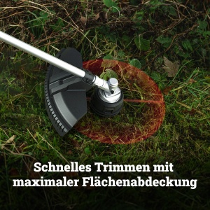 Trimmer cu acumulator WORX WG084E.9, 40V, motor fara perii, 38 cm diametru taiere - Img 6