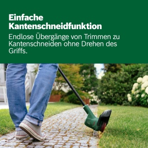 Trimmer de iarba cu acumulator Bosch EasyGrassCut 18V-26 (fara baterie, sistem de 18 volti, diametru cerc de taiere: 26 cm, in cutie) - Img 5