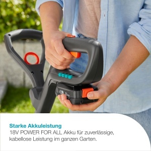 Trimmer de iarba GARDENA EasyCut 2318V, usor, telescopic, cu acumulator - Img 6