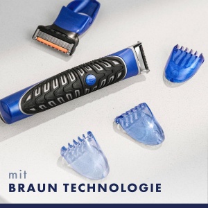 Trimmer Gillette Fusion 5 Styler, negru, waterproof, cu 3 kammaufsets - Img 3