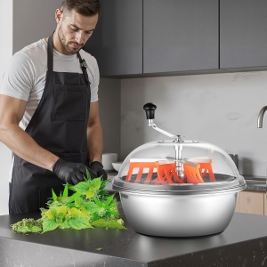 Trimmer manual pentru plante VEVOR V-BT-PS-19, 48 cm, cu lame din otel inoxidabil - Img 8