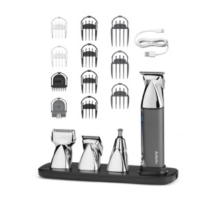 Trimmer Multifunctional BaByliss Super-X Metal 15-in-1, Culoare ArgintieGri, 5 Ore Autonomie