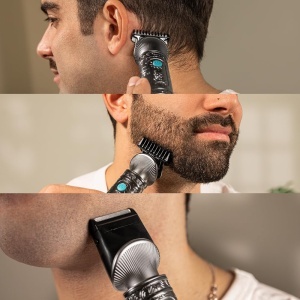 Trimmer Multifunctional Cecotec PrecisionCare Samurai 6in1, Autonomie 150 min, 6 Capete - Img 4