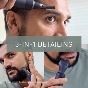 Trimmer multifunctional Panasonic ER-CDT1-A301, 3 atasamente, rezistent la apa, negru - Img 8
