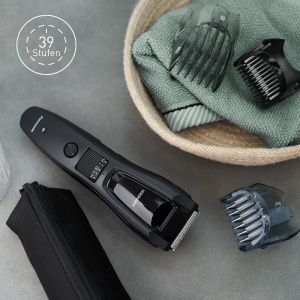 Trimmer Panasonic ER-GB62-H503 3 in 1 39 setari lungime lame din otel japonez gri mat - Img 5