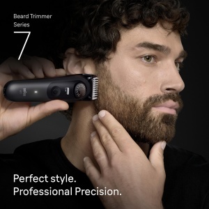 Trimmer pentru barba Braun Series 7 BT7525, kabellos, 40 lungimi, gri - Img 2