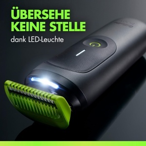 Trimmer pentru corp si intimitate GilletteLabs i7, tehnologie SkinFirst, negruverde - Img 3