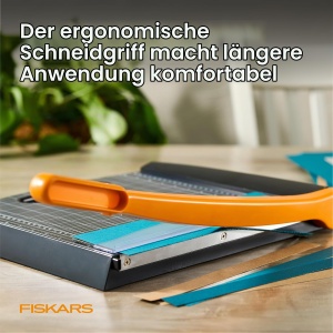Trimmer pentru hartie Fiskars 01-005452, 30,5 cm, autoascutire, negru - Img 5