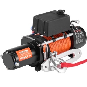 Troliu electric VEVOR S10000, 4536 kg, IP55, motor 12V, cablu sintetic 20 m - Img 10