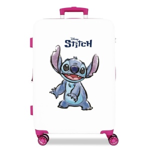 Troller copii Disney Stitch 50x38x20 cm ABS 34L cu 4 roti