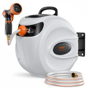 Tromela pentru furtun VEVOR XW40-12, 12mmx40m, cu sistem de retractare automata