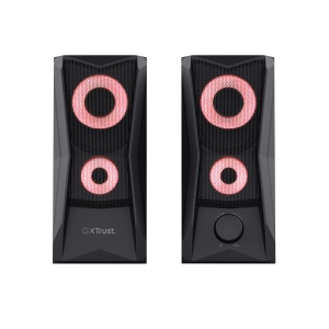 Trust Gaming GXT 606B Javv 2.0 Difuzor PC cu iluminare LED RGB, 12W (6W RMS), functionare USB, Cutii PC compacte, Set de difuzoare, Difuzor de gaming pentru computer si laptop - Negru - Img 8