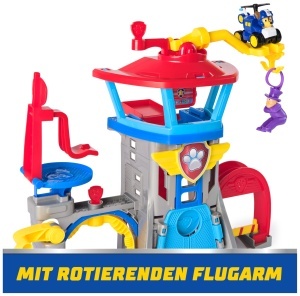 Turn de salvare PAW PATROL cu vehicul si figurina, 30 cm, pentru copii - Img 3