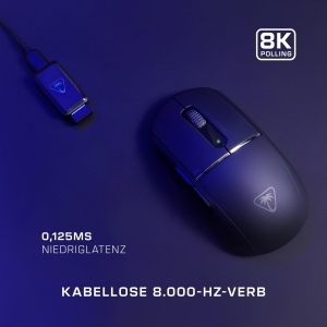 Turtle Beach Burst II Pro Mouse Gaming Wireless 8000 Hz 57g Negru - Img 2