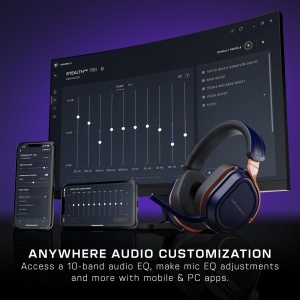 Turtle Beach Stealth 700 Gaming Headset Wireless Multiplatform Cobalt Blue - Img 9