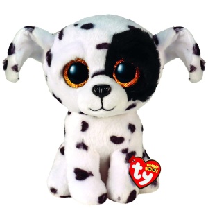 TY Beanie Boo Luther Dalmatiner 15 cm Alb-Negru