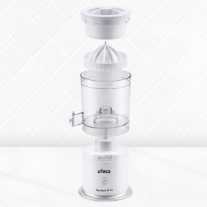 Ufesa Squeeze Go White Storcator Electric Portabil 200ml USB Reincarcabil BPA-Free - Img 4