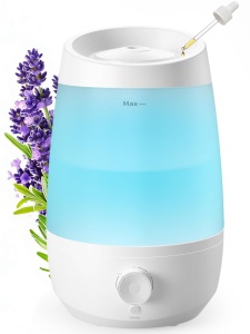 Umidificator AROEVE, 2.5L, 250 mlh, Alb