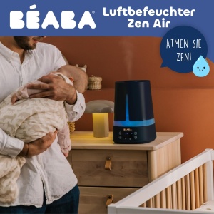 Umidificator BEABA Zen Air 4L 27 ore autonomie lumini de noapte albastru - Img 2