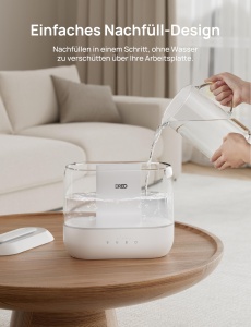 Umidificator Dreo 4L Cool Mist cu Difuzor de Ulei si Lumina de Noapte 36H Autonomie - Img 6