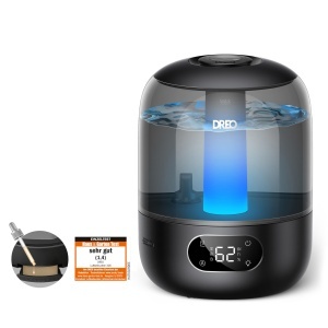 Umidificator Dreo cu ultrasunete 3L functie aromaterapie ideal pentru dormitor si camere de copii