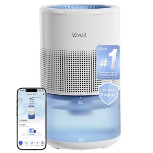Umidificator Inteligent Levoit, 4.5L, 400mlh, fara praf alb