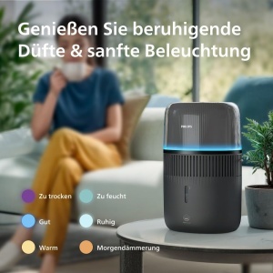 Umidificator Philips NanoCloud HU560003, 4.5L, Negru, pentru camere de pana la 50m - Img 6