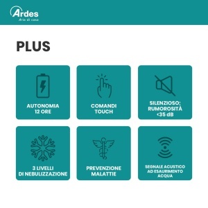 Umidificator Ultrasunete Ardes NEBULO AR8U10, 4L, 30W, Alb - Img 6