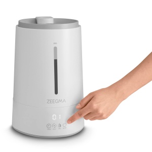 Umidificator ZEEGMA Vers IONI cu functie de ionizare a aerului si aromaterapie, 260 ml/h, Higrometru, Senzor de umiditate, Temporizator integrat, 4 moduri de umidificare, Eficient energetic - Img 2