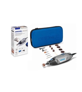 Unealta multifunctionala Dremel 3000, 130W, 15 accesorii, negru