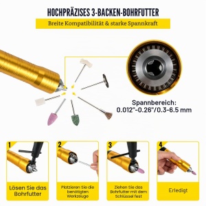 Unelte electrice VEVOR Flex Shaft 780 W, 100 cm, 45 accesorii - Img 4