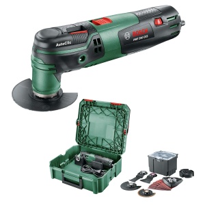 Unelte multifunctionale Bosch PMF 250 CES, 250 W, set universal, sistem compact