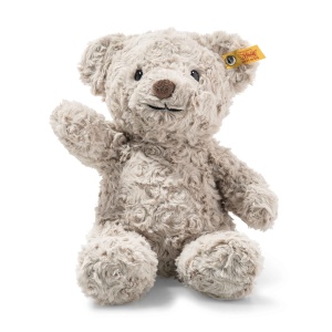 Ursulet de Plus Steiff Honey 28 cm, Culoare Gri, Moale si Cuddly
