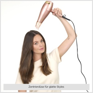 Uscator de par BaByliss 2100W Rose Gold, tehnologie ionica, 3 temperaturi - Img 3
