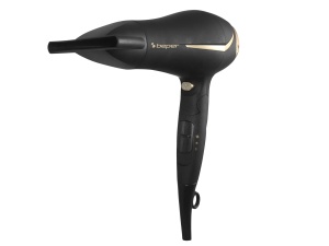 Uscator de par Beper 40.404, 2200W, pliabil, 2 viteze, NegruAuriu - Img 2