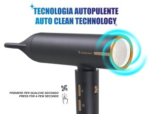 Uscator de par BEPER P301ASC010, 1800W, 3 viteze, 3 temperaturi, negru - Img 5
