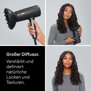 Uscator de par Braun BRHD425E, 2100W, Super IONTEC, 3 trepte de temperatura si viteza - Img 9