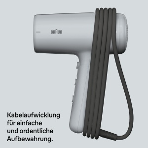 Uscator de par Braun HD2.35, 2200 W, cu difuzor si 3 temperaturi, gri - Img 3